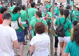 Los docentes de la Vera y el Campo Arañuelo se concentran en Navalmoral contra los recortes