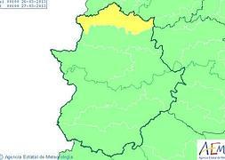 Alerta amarilla por lluvias en el norte de Cáceres hasta mañana por la noche