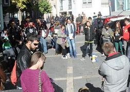 Estudiantes extremeños protestan contra la Lomce