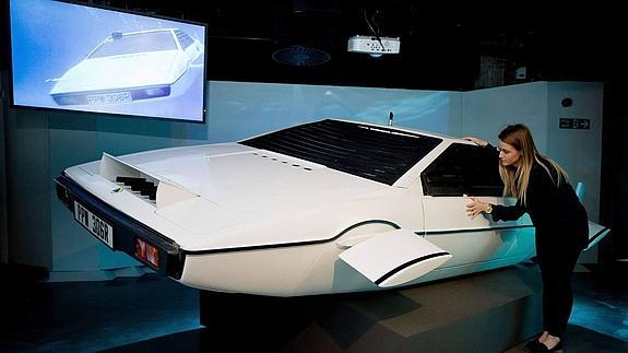 Uno de los vehículos que se pueden ver en la exposición.