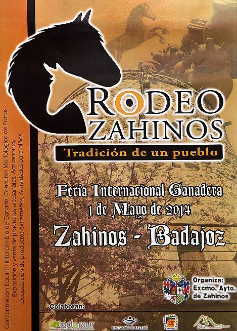 Cartel del Rodeo de Zahínos