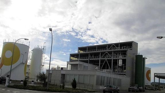 Instalaciones de la planta de Green Fuel Extremadura en Los Santos de Maimona