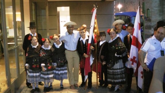 Participantes en el festival del viernes. :: C.P.