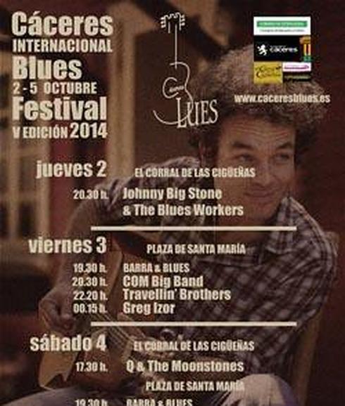 Cáceres acogerá la V edición del Festival Internacional de Blues