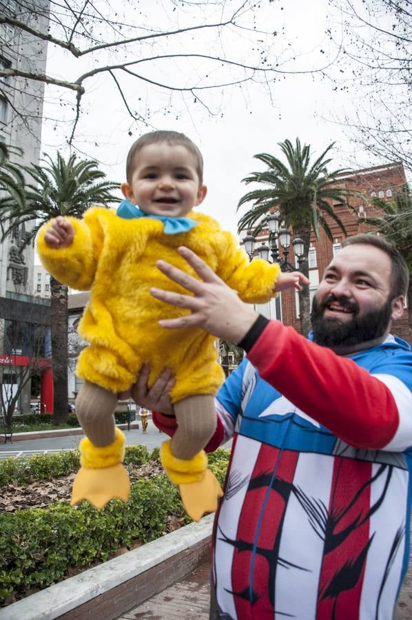 Pepo Carmona y su pequeño Diego se divierten en San Francisco.