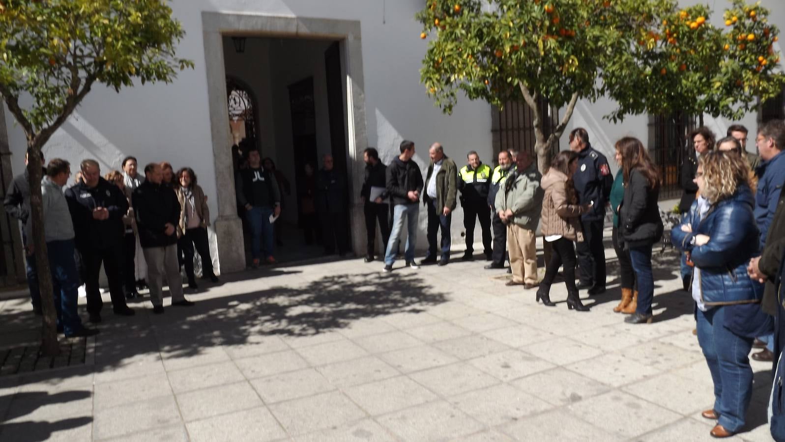 Minuto de silencio en Zafra. 