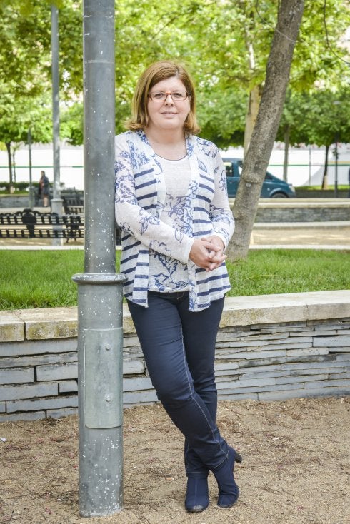 María Victoria Domínguez, líder de Ciudadanos en Extremadura. :: j.v. arnelas