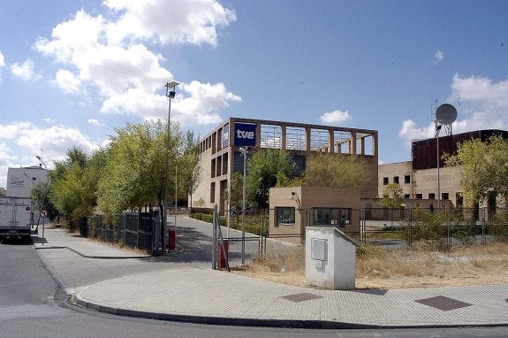 Centro regional de RTVE en Mérida, donde se grabó el debate. 