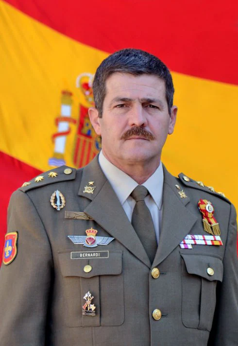 El coronel de Infantería Enrique Martín Bernardi. :: hoy