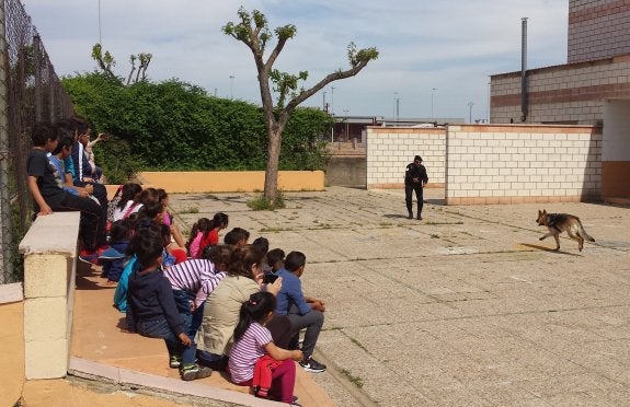 Exhibición de 'Boyra' en el colegio El Cristo