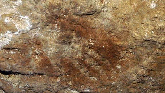 Pinturas rupestres en la cueva de Maltravieso:: 