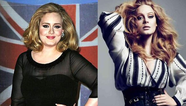 La sorprendente transformación de Adele