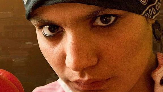 Sadaf Rahimi, protagonista de 'Boxing for fredom'