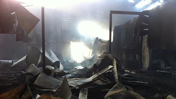 Imagen del interior de la granja