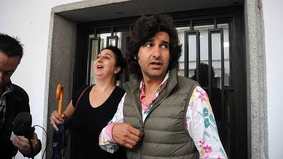 Morante de la Puebla, esta mañana en los juzgados de Don Benito::