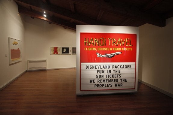 Muestra en la sede de la Fundación Mercedes Calles. :: a. méndez 