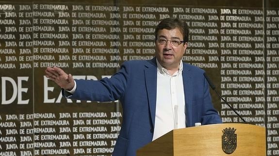 El presidente de la Junta de Extremadura, Guillermo Fernández Vara