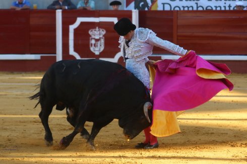 Garrido en su última presencia en la plaza de Don Benito. :: j.m romero