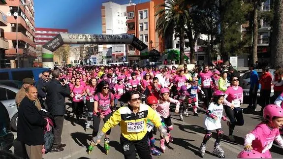 Unas 800 corredoras participan  en la X Carrera del Día de la Mujer, en La Paz
