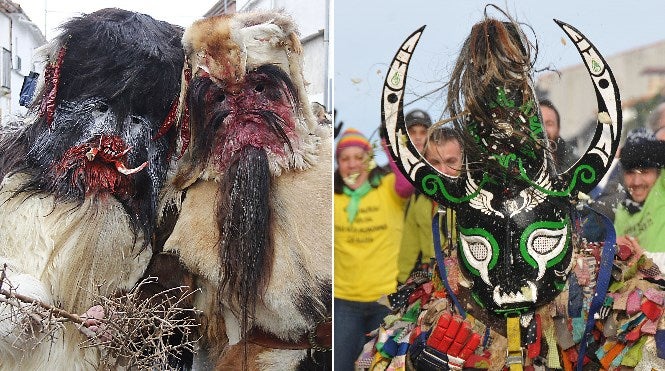 Las Carantoñas de Acehúche y el Jarramplas de Piornal estarán presentes en el XI Festival Internacional de la Máscara Ibérica 