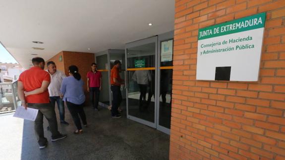 Dependencias de la Consejería de_Hacienda y Administración Pública en Mérida