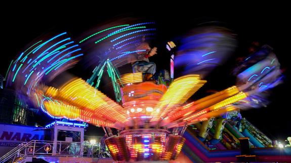 La reyerta se produjo en la zona de atracciones