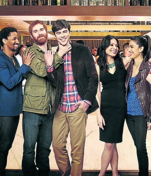 Algunos de los protagonistas. 