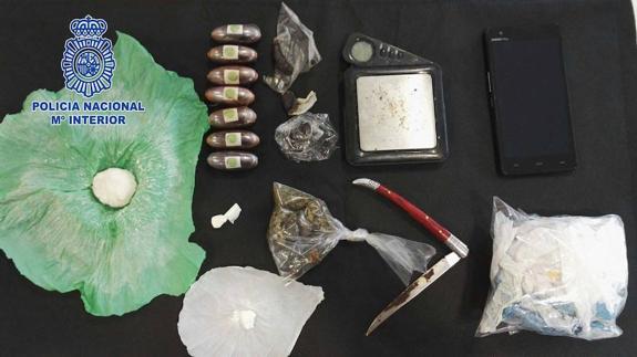 Droga y efectos intervenidos.