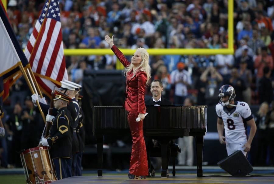 Lady Gaga, en la Super Bowl. 
