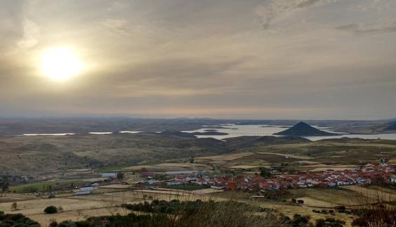 Paisaje de La Siberia, en el entorno del municipio de Sancti-Spíritus.