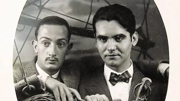 Federico García Lorca y Salvador Dalí.