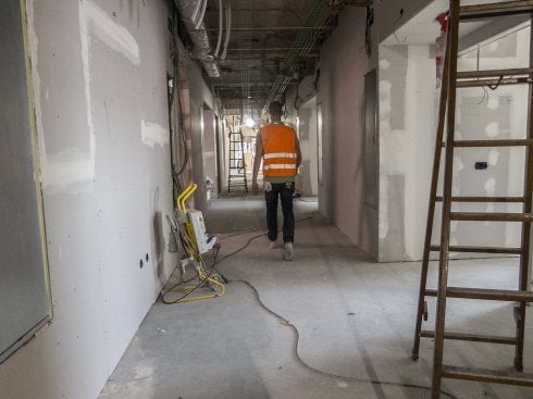 Obras de la nueva unidad de oncología infantil del Materno. :: pakopí