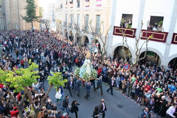Procesión de 'La Carrerita' el año pasado. :: f. h.