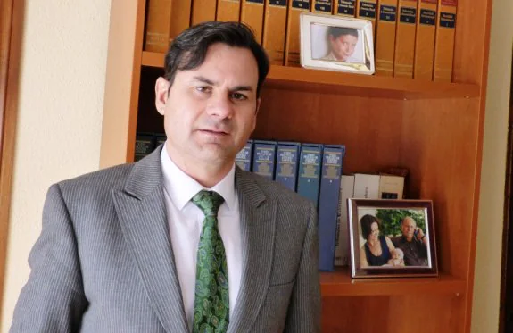 Óscar Jiménez, el abogado que ha llevado el recurso. :: MAM
