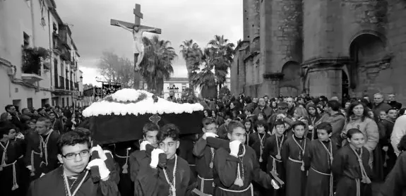 Saldrá en procesión hoy, Domingo de Ramos, y el Viernes Santo de madrugada. ::  Hoy