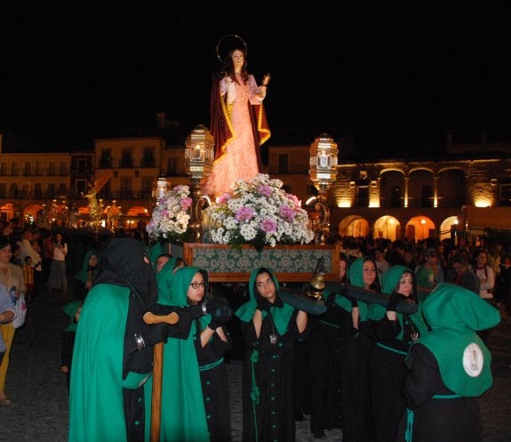 La Magdalena y detrás, la Oración en el Huerto. :: JSP