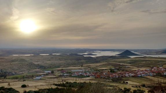 Paisaje de La Siberia, en el entorno del municipio de Sancti-Spíritus.