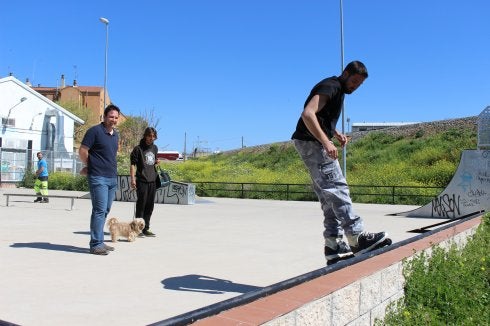 Prueba de uno de los elementos que se han instalado. :: i. r.