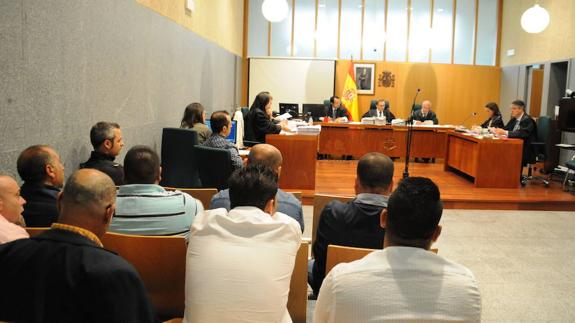 Imagen del juicio por el tiroteo celebrado a principios de mayo en Mérida.