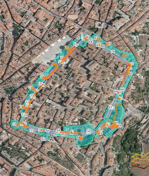 VIsor del Plan Director de la Muralla de Cáceres