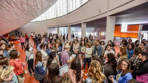 Acto de presentación de listas celebrado este sábado en el Palacio de Congresos de Badajoz:: J.V. ARNELAS