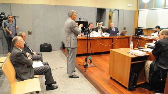 José Villa durante su declaración.
