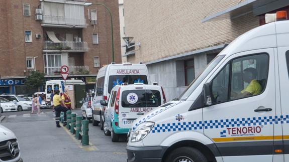 Ambulancia de la empresa Tenorio e Hijos