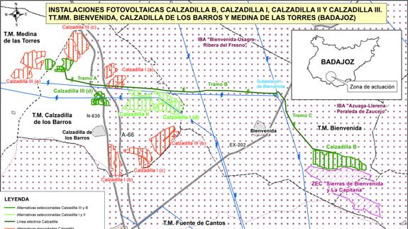 La empresa promotora de la fotovoltaica de Calzadilla espera poder construir cuanto antes