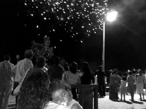 Uno de los días más concurridos fue el domingo, el día que se tiraron los fuegos artificiales. / G. C.