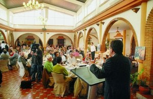 Almuerzo de promoción de la ternera ecológica de Extremadura