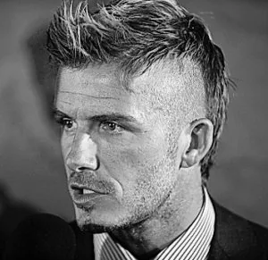 david beckham peinado 2009