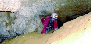 Juan Carlos lleva explorando cuevas desde los 16 años. ::
CEDIDA