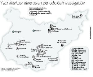 Buscadores de minas en Badajoz
