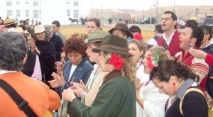 Todo listo en Fuente de Cantos para la romería de San Isidro